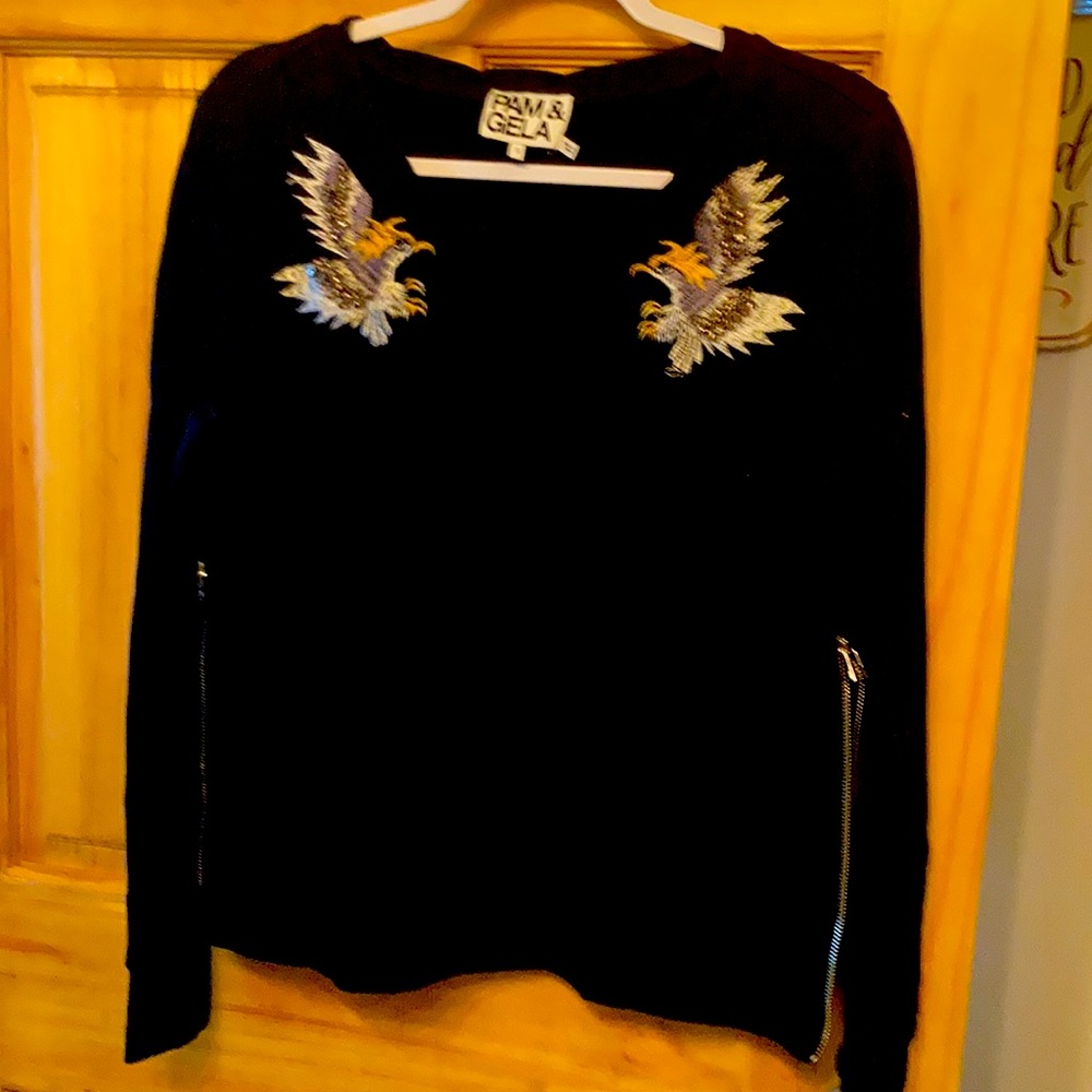 Pam and Gela Side-zip sweatshirt!